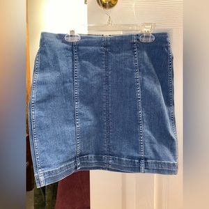 Free People Jean Skirt